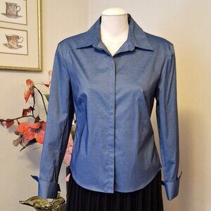 NWOT mac & jac Women’s Luxury Blouse Long Sleeve Top Spring Summer Fall Tops 8